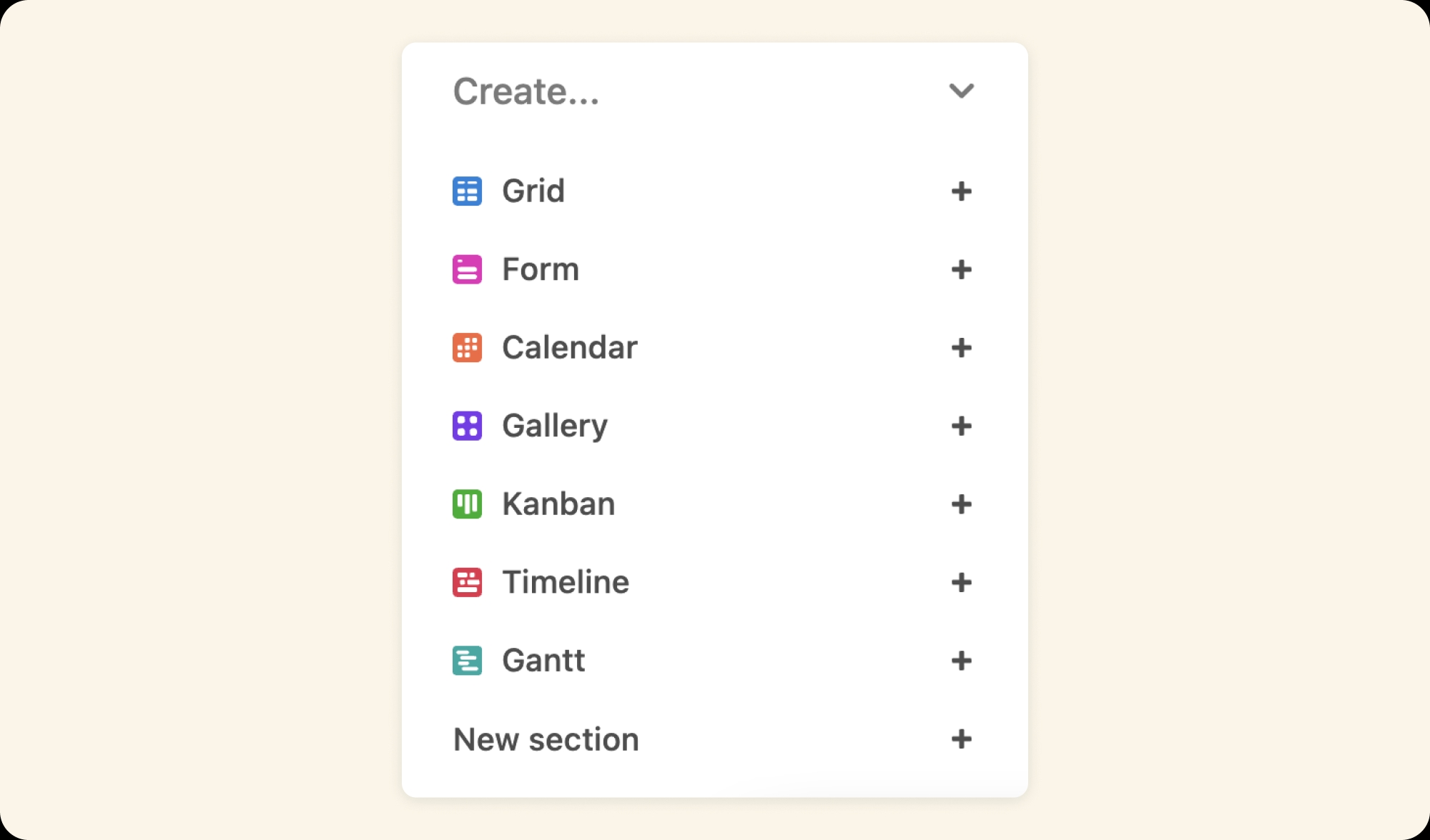 3.7 View types
