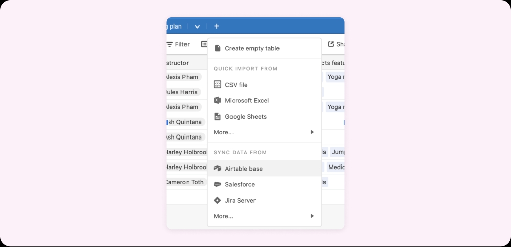 38.2 Sync dropdown