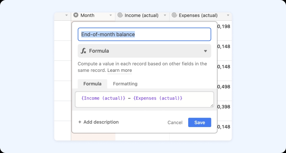 LearningPath Guides 30 Subtract formula dropdown v2